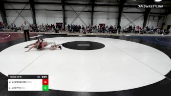 165 lbs Round Of 16 - George Glaropoulos, Springfield vs Chris Ludwig, New England College