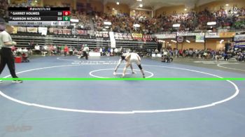 138 lbs Champ. Round 1 - Karson Nichols, Smith Center HS vs Garret Holmes, Silver Lake HS