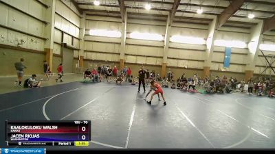 70 lbs Quarterfinal - Kaalokuloku Walsh, Hawaii vs Jacen Riojas, Washington