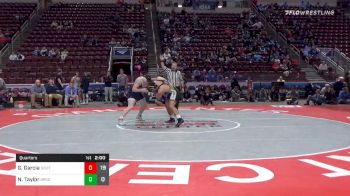 220 lbs Quarterfinal - Gaige Garcia, Southern Columbia Area Hs vs Nathan Taylor, Brookville Area Hs