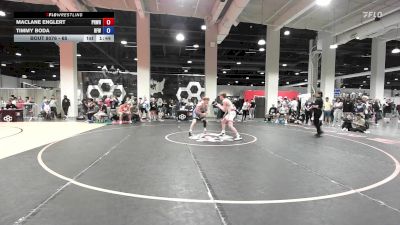 65 lbs Champ. Round 2 - MaClane Englert, Primus Wrestling vs Timmy Boda, Brevard FCA Wrestling
