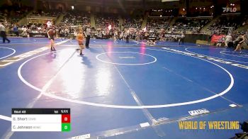 89 lbs Round Of 32 - Garrett Short, Cowboy Wrestling Club vs Cale Johnson, Big Game WC