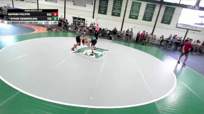 186-204 lbs Champ. Round 1 - Ryker Gemberling, Deer Creek Mackinaw vs Matrim Politte, Fusion