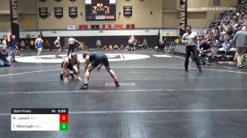 157 lbs Semifinal - Will Lewan, Michigan vs Tyler Meisinger, Michigan