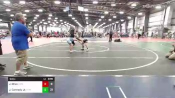 90 lbs Rr Rnd 2 - Jaeden Olivo, Iron Horse Blue vs Jeremy Cannedy Jr., Terps Xtreme ES