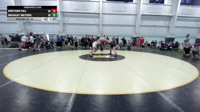 E-190 lbs Round Of 16 - Breyden Hill, OH vs Bradley Meyers, MI