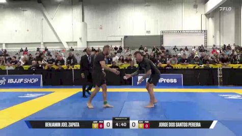 Jorge Dos Santos Pereira vs Benjamin Joel Zapata 2025 World IBJJF Jiu-Jitsu No-Gi Championship
