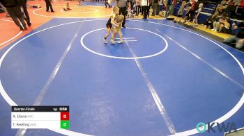 46 lbs Quarterfinal - Achilles Davie, Salina Wrestling Club vs Timber Keeling, Heat