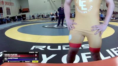 138 lbs Quarterfinal - David Purtee, Lake Erie Wrestling Club vs Bo Sweetman, Ohio