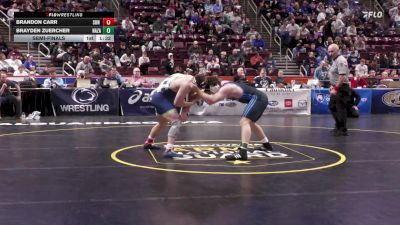 189 lbs Semifinal - Brandon Carr, Sun Valley vs Brayden Zuercher, Nazareth