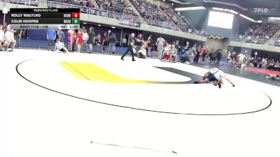 128 lbs Quarterfinal - Rolly Walylko, Boswell vs Colin Hoopes, Washington Twp