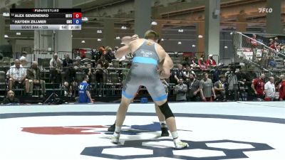 125 lbs Cons. Round 5 - Alex Semenenko, Brown Regional Training Center vs Hayden Zillmer, Gopher Wrestling Club