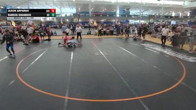 144 lbs Cons. Round 6 - Jaxon Arfaras, Lake Gibson Braves vs Darion Shannon, Unattached