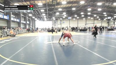 160 lbs Consi Of 16 #2 - Cody Coonrod, MA vs Jayden Cardona, TX