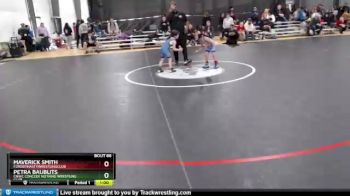 43-46 lbs Round 2 - Maverick Smith, FordDynastyWrestlingClub vs Petra Baublits, CNWC Concede Nothing Wrestling Club