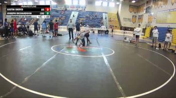 157 lbs Round 7 (8 Team) - Joseph Richardson, Cocoa Beach WC vs Justin Skryd, Naperville Central
