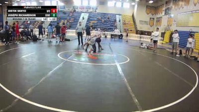 157 lbs Round 7 (8 Team) - Joseph Richardson, Cocoa Beach WC vs Justin Skryd, Naperville Central