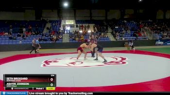 174 lbs Quarterfinal - Seth Brossard, Northern State vs Ashtin Johnson, Sioux Falls