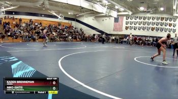 150 lbs Champ. Round 2 - Niko Giatis, Highland (Medina) vs Kaden Brenneman, Green