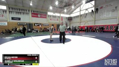 105 (107) Cons. Round 2 - Isabella Woldemar, Casa Grande vs Sylvia Meyer, St Helena