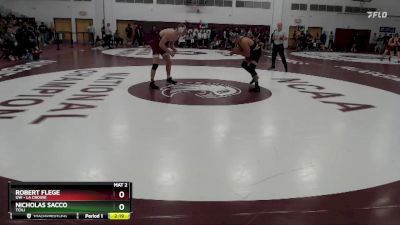 165 lbs Semifinal - Nicholas Sacco, TCNJ vs Robert Flege, UW - La Crosse