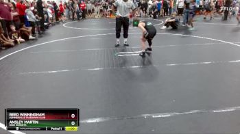 85 lbs Quarterfinal - Reed Winningham, Summerville Takedown Club vs Ansley Martin, Dixie Hornets