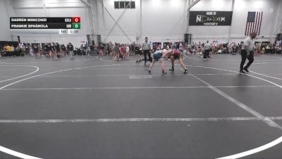 138 lbs Semis & 1st Wrestleback (8 Team) - Darren Miniconzi, Kraken Blue vs Frankie Spagnola, Iron Horse White