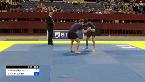 Kevin Hoang Nguyen vs Joseph Aaron Synder 2024 Pan IBJJF Jiu-Jitsu No-Gi Championship