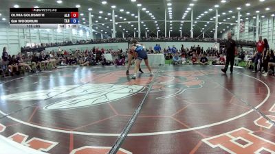 125 lbs Olivia Goldsmith, Alabama Red vs Gia Woodrum, Texas Red
