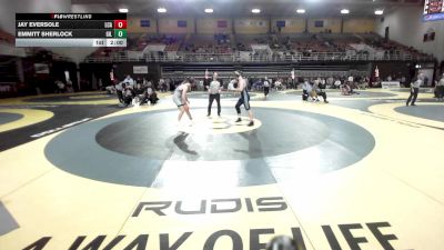 190 lbs Quarterfinal - Jay Eversole, Lakeway Christian vs Emmitt Sherlock, Gilman