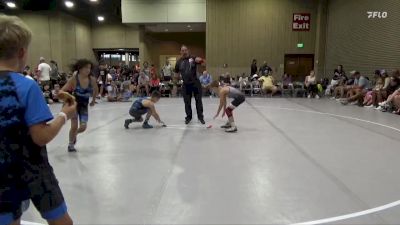 80 lbs Round 3 (8 Team) - Kalix Kilpatrick, RWA vs Coleson Cogar, North DeSoto Blue WA