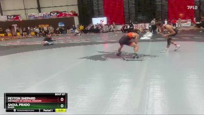 125 lbs Quarterfinal - Peyton Shepard, University Of Central Missouri vs Saoul Prado, Baker