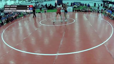 120 lbs Sydney Stifter, Missouri vs Avery Hinojos, Kansas