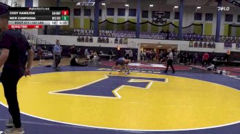 157 lbs 3rd Place - Cody Hamilton, Clarion-Unattached vs Nick Campagna, New York City Regional Training Center