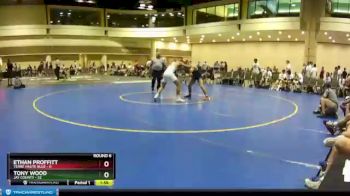 145 lbs Round 6 (10 Team) - Tony Wood, Jay County vs Ethan Proffitt, Terre Haute Blue