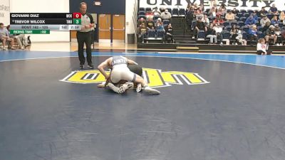 125 lbs Cons. Round 2 - Trevor Wilcox, Thomas More vs Giovanni Diaz, McKendree