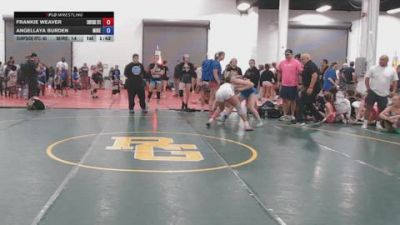 140 lbs Rr Rnd 2 - Frankie Weaver, Surfside - GK12E vs Angellaya Burden, MIREV - GK12E