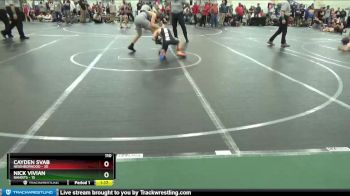 110 lbs Finals (2 Team) - Nick Vivian, Bandits vs Cayden Svab, Neighborhood