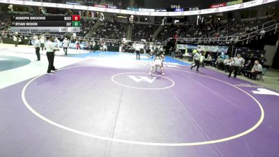 I-157 lbs 5th Place Match - Ryan Wood, Sayville vs Joseph Brooks, Massapequa