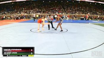D2-106 lbs Champ. Round 1 - Sawyer Stephenson, Vicksburg HS vs De`Shine Logan, Pontiac HS