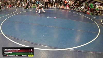 74 lbs Quarterfinal - Landon Ripplinger, Northside Wrestling Club vs Nixx Park, JWC