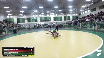 Boys 108 lbs Semifinal - Kamdyn Emmons, Hope Boys vs Brice Bearchum, Red Bluff Boys