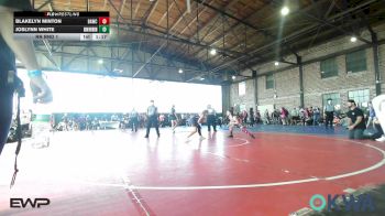 123-129 lbs Rr Rnd 1 - Blakelyn Minton, Broken Arrow Wrestling Club vs Joslynn White, Skiatook Youth Wrestling