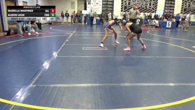 106 lbs Consy 3 - Isabella Martinez, Valley vs Alison Leon, Connellsville