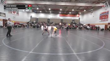 132 lbs Cons. Round 5 - Colton Russell, Olentangy Liberty vs Lucas Schulz, Brecksville-Broadview Hts.