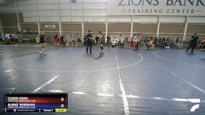 132 lbs Cons. Round 4 - Caden Eden, Syracuse Wrestling Club vs Burke Whinham, Syracuse Wrestling Club