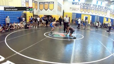 120 lbs Champ. Round 2 - Isaiah Hench, Mayhem Wrestling Club vs Brock Glover, Tampa Tiger Wrestling Club
