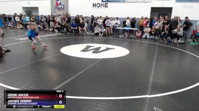 118 lbs Semifinal - Jessie Adcox, Anchor Kings Wrestling Club vs Jayden Sherry, Interior Grappling Academy