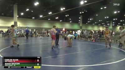 170 lbs Placement Matches (8 Team) - Carlos Oliva, Indy Giants vs Isaiah Baucom, Iowa Hawks