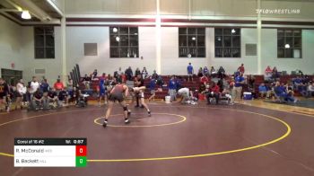 152 lbs Consolation - Robert McDonald, Holy Innocents' Episcopal School vs Benjamin Beckett, The Hill School